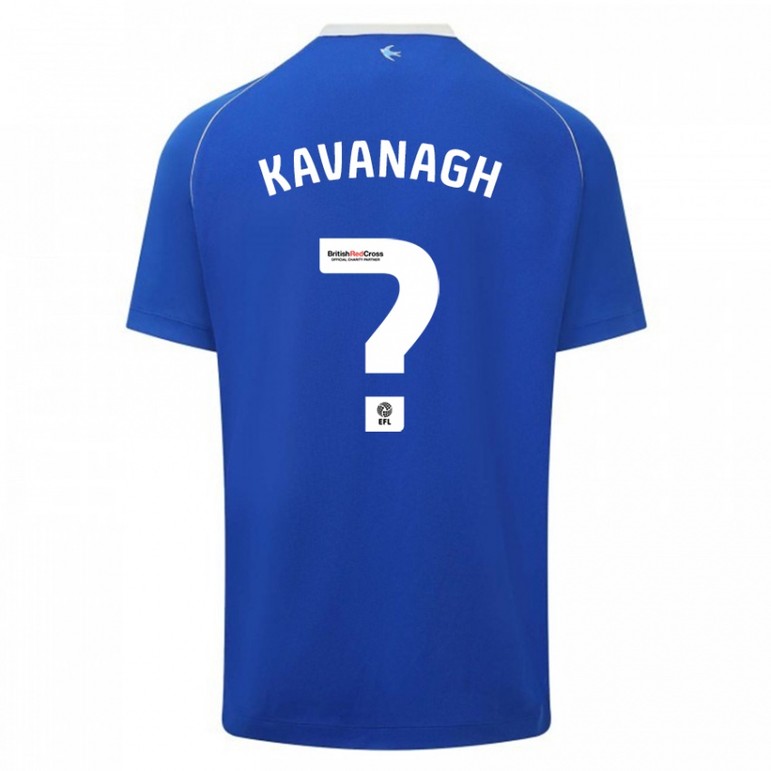 Kinder Ryan Kavanagh #0 Blau Heimtrikot Trikot 2023/24 T-Shirt Österreich