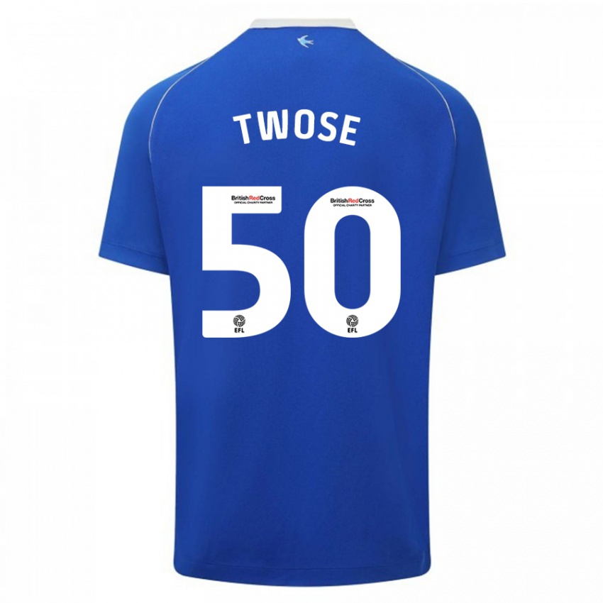 Kinder Cody Twose #50 Blau Heimtrikot Trikot 2023/24 T-Shirt Österreich