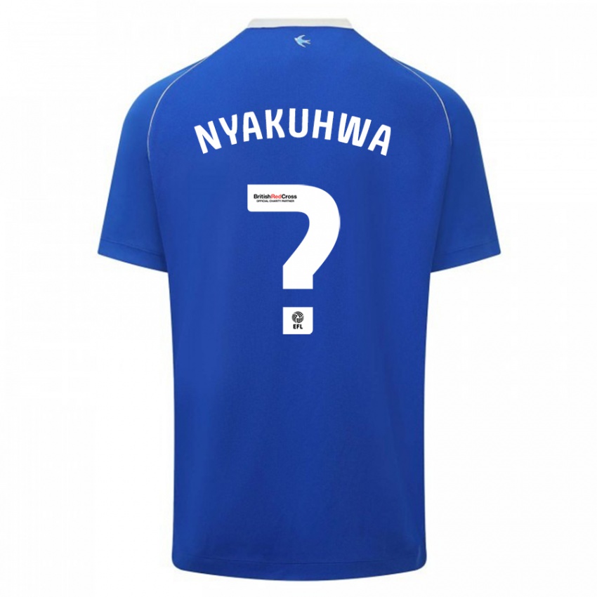 Kinder Tanatswa Nyakuhwa #0 Blau Heimtrikot Trikot 2023/24 T-Shirt Österreich