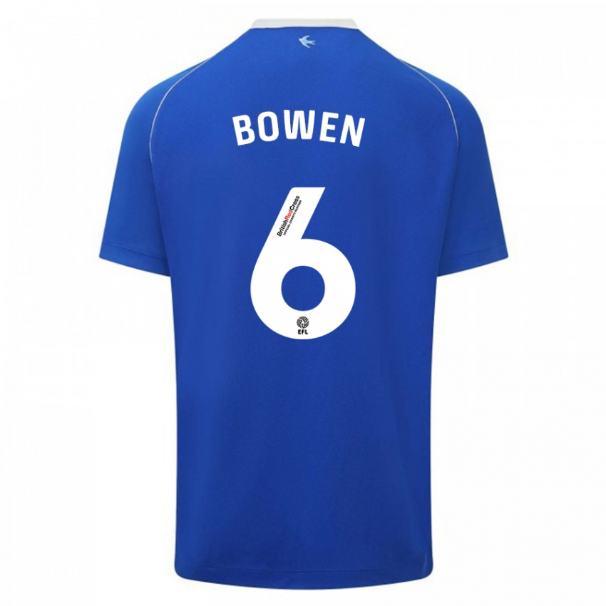 Kinder Megan Bowen #6 Blau Heimtrikot Trikot 2023/24 T-Shirt Österreich