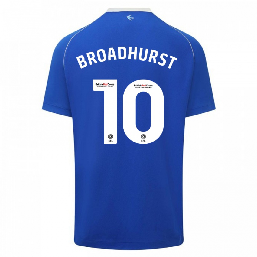 Kinder Danielle Broadhurst #10 Blau Heimtrikot Trikot 2023/24 T-Shirt Österreich