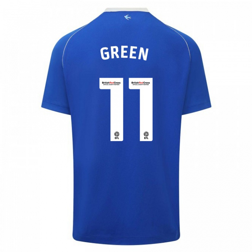 Kinder Danielle Green #11 Blau Heimtrikot Trikot 2023/24 T-Shirt Österreich