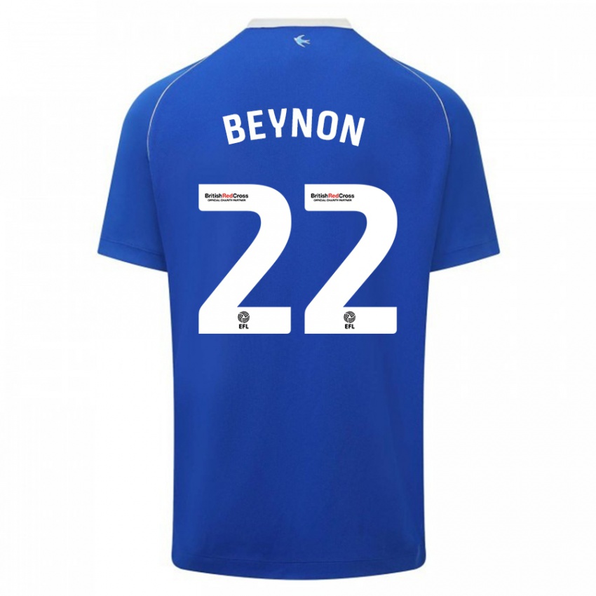 Kinder Emma Beynon #22 Blau Heimtrikot Trikot 2023/24 T-Shirt Österreich