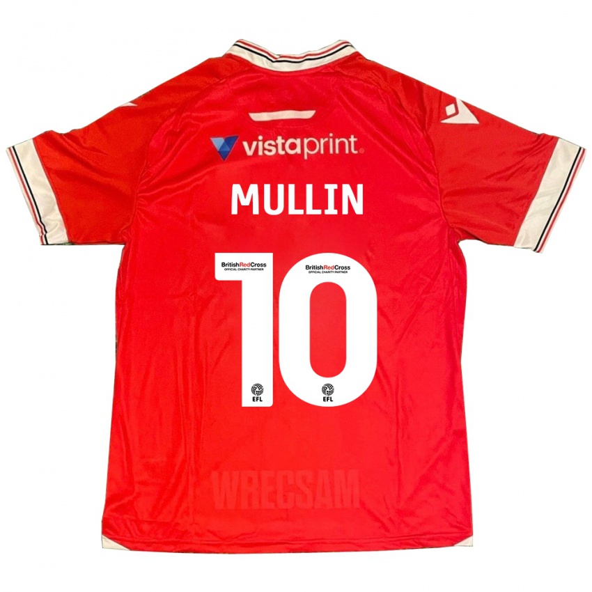 Kinder Paul Mullin #10 Rot Heimtrikot Trikot 2023/24 T-Shirt Österreich