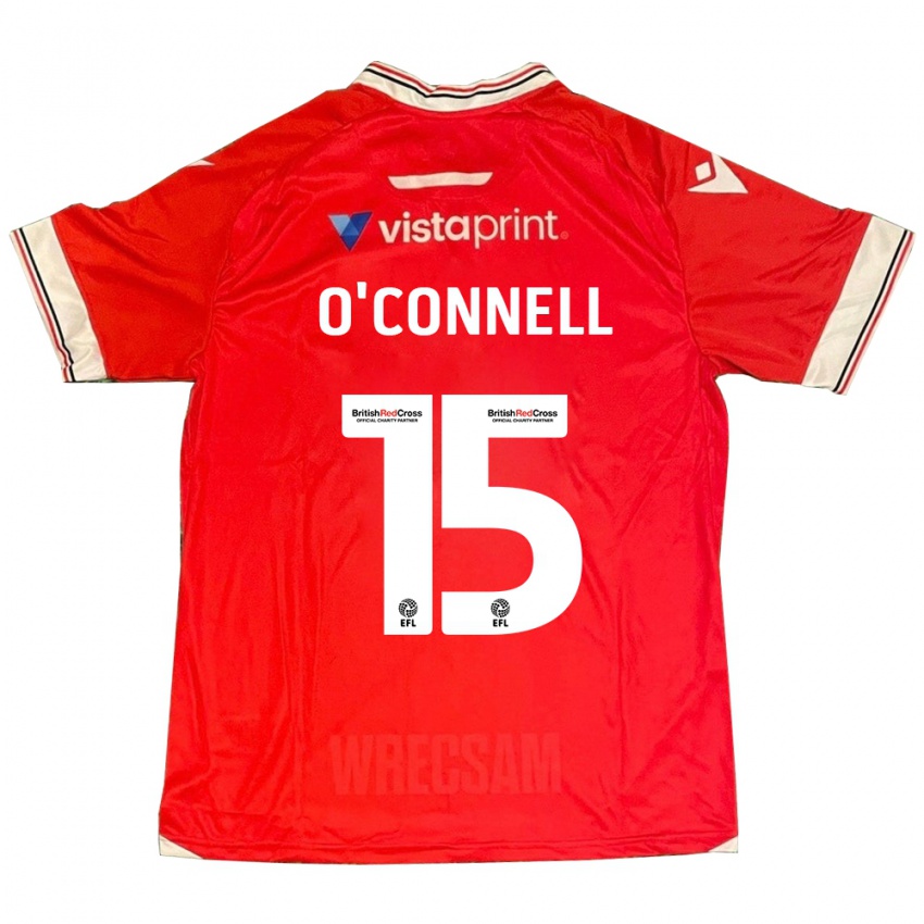 Kinder Eoghan O'connell #15 Rot Heimtrikot Trikot 2023/24 T-Shirt Österreich