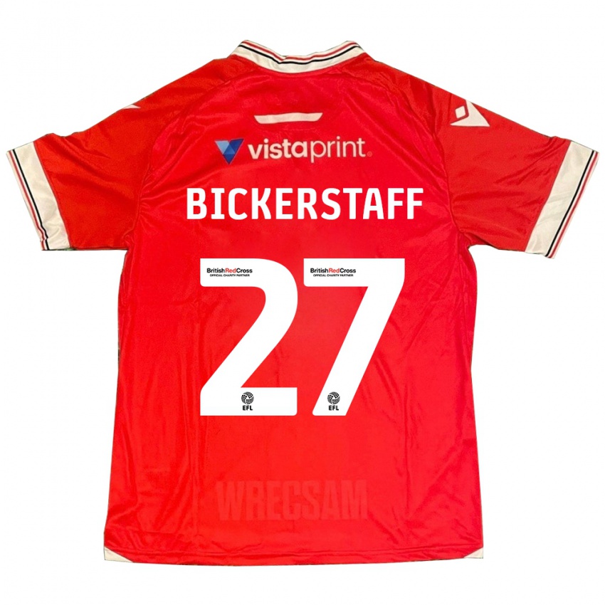 Kinder Jake Bickerstaff #27 Rot Heimtrikot Trikot 2023/24 T-Shirt Österreich