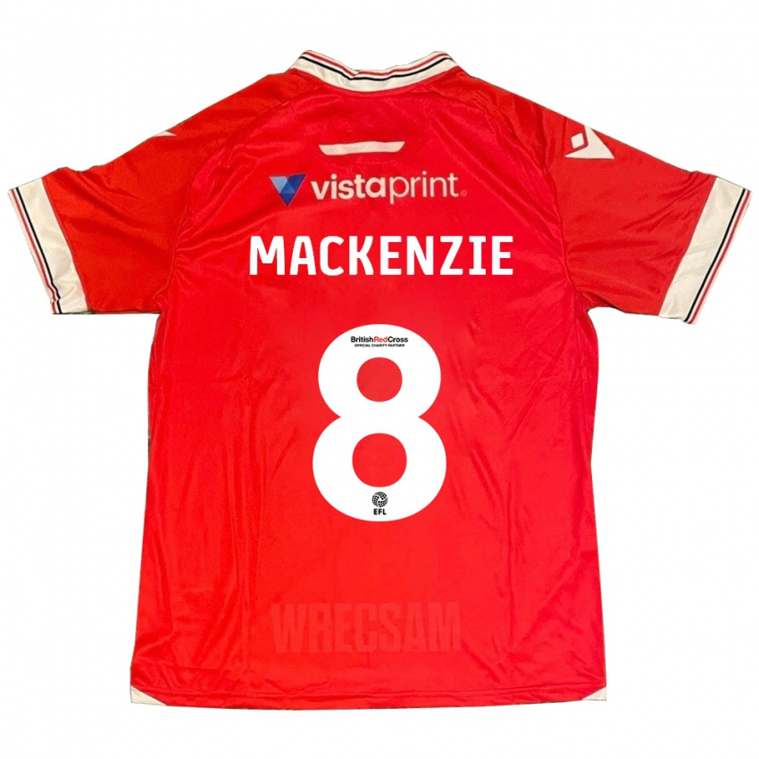 Kinder Libby Mackenzie #8 Rot Heimtrikot Trikot 2023/24 T-Shirt Österreich