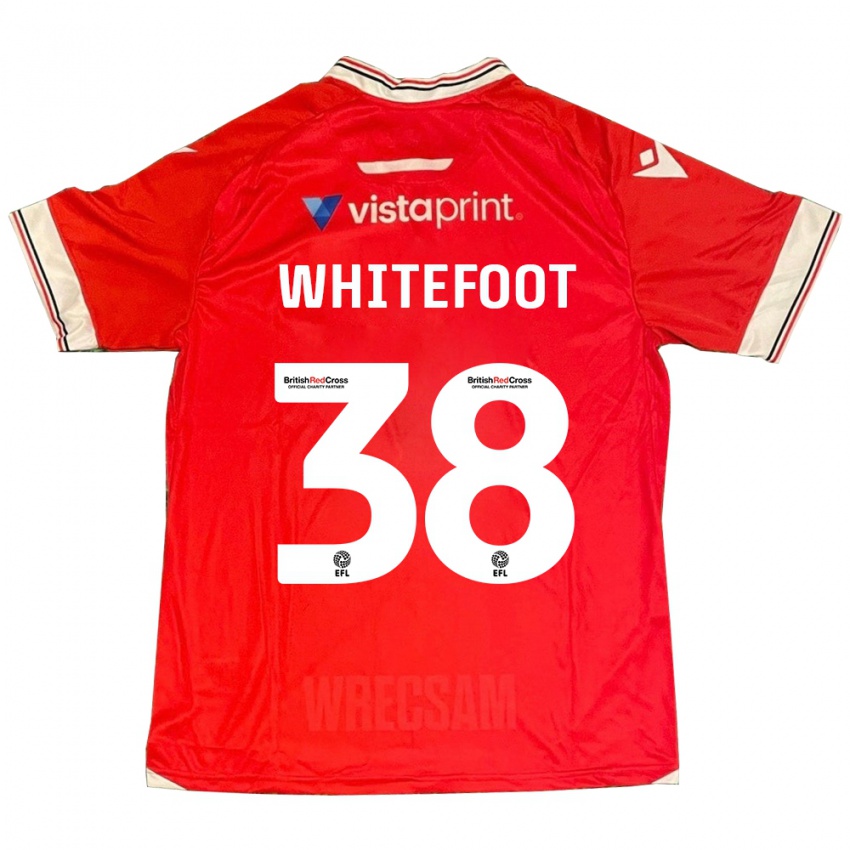 Kinder Lily Whitefoot #38 Rot Heimtrikot Trikot 2023/24 T-Shirt Österreich