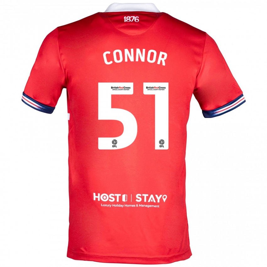 Kinder Shea Connor #51 Rot Heimtrikot Trikot 2023/24 T-Shirt Österreich