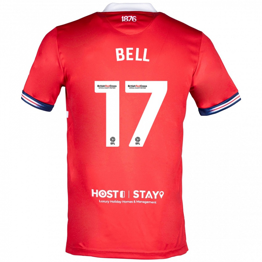 Kinder Millie Bell #17 Rot Heimtrikot Trikot 2023/24 T-Shirt Österreich