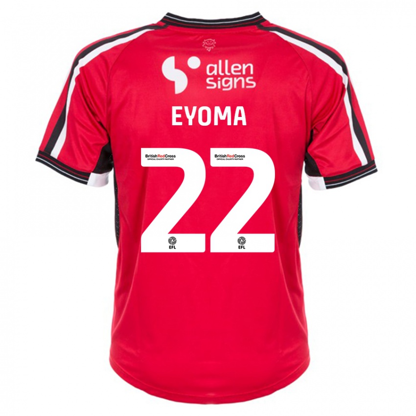 Kinder Timothy Eyoma #22 Rot Heimtrikot Trikot 2023/24 T-Shirt Österreich