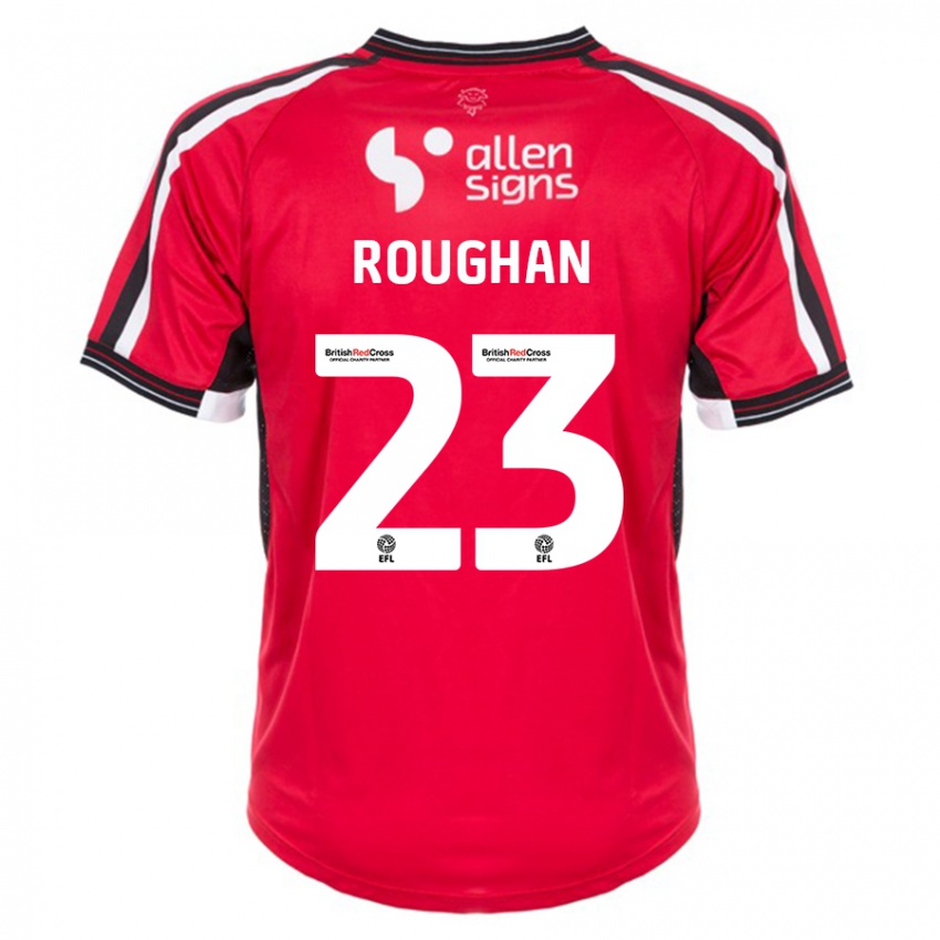 Kinder Sean Roughan #23 Rot Heimtrikot Trikot 2023/24 T-Shirt Österreich