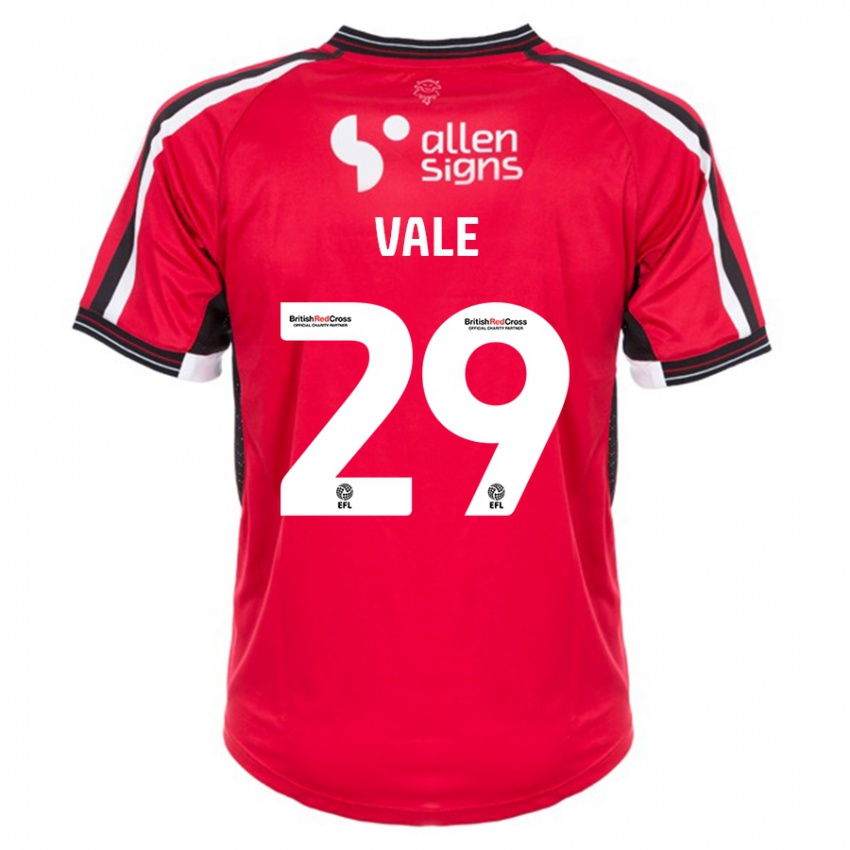 Kinder Jack Vale #29 Rot Heimtrikot Trikot 2023/24 T-Shirt Österreich