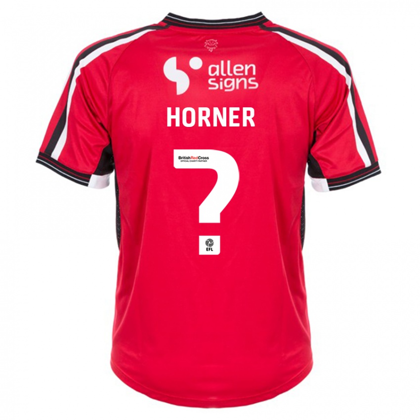 Kinder Faith Horner #0 Rot Heimtrikot Trikot 2023/24 T-Shirt Österreich