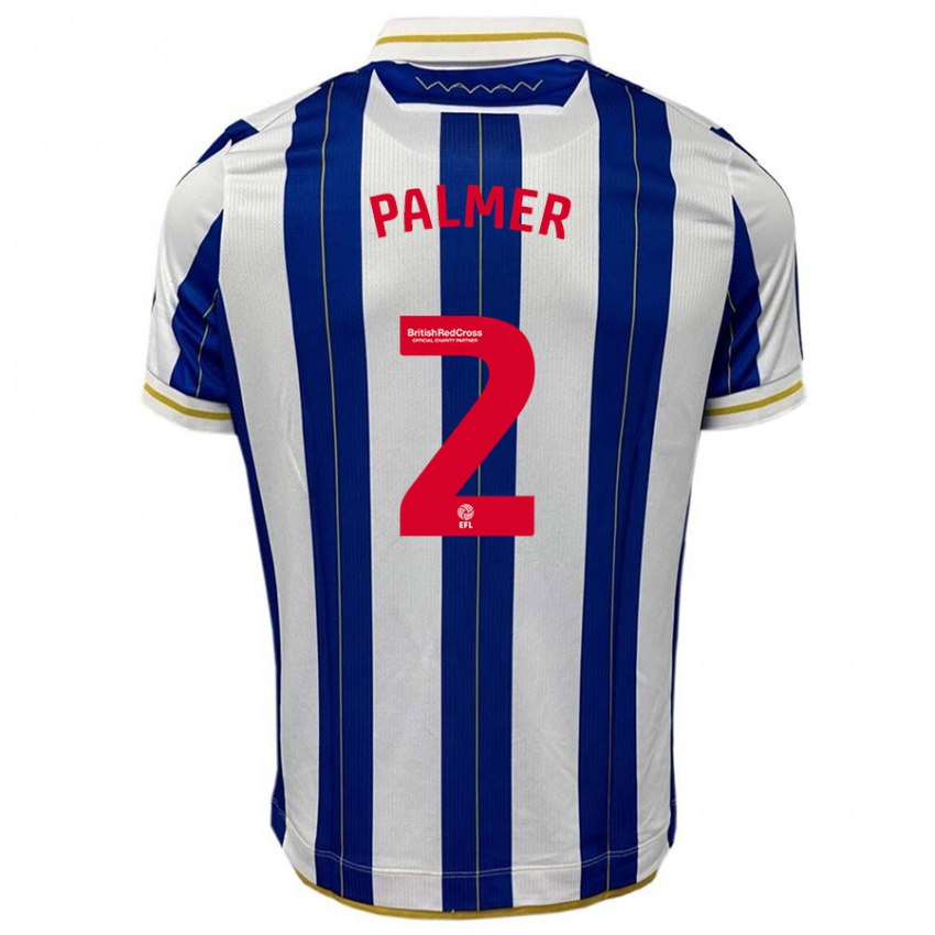 Kinder Liam Palmer #2 Blau Weiss Heimtrikot Trikot 2023/24 T-Shirt Österreich