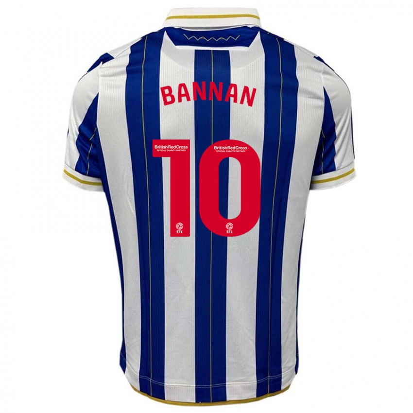 Kinder Barry Bannan #10 Blau Weiss Heimtrikot Trikot 2023/24 T-Shirt Österreich