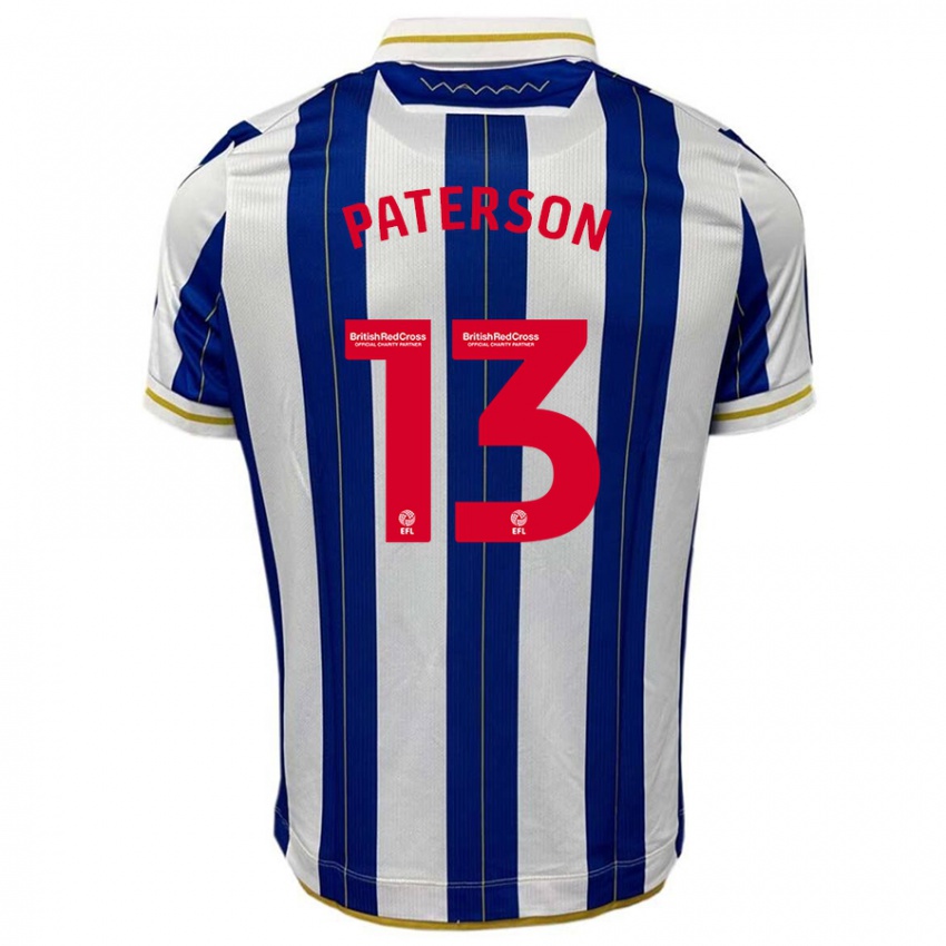 Kinder Callum Paterson #13 Blau Weiss Heimtrikot Trikot 2023/24 T-Shirt Österreich