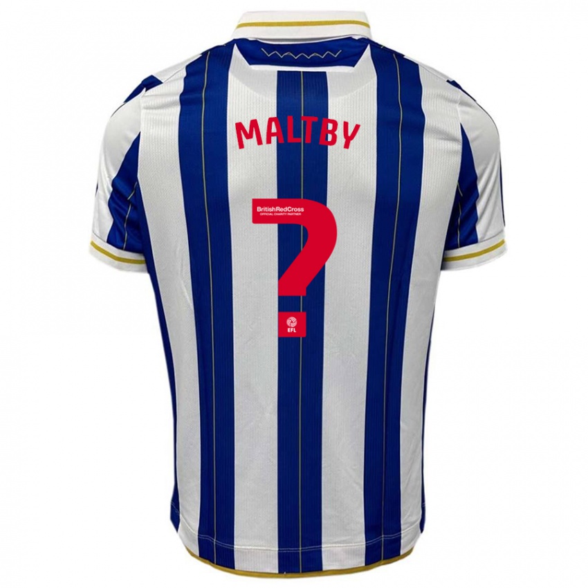 Kinder Mackenzie Maltby #0 Blau Weiss Heimtrikot Trikot 2023/24 T-Shirt Österreich