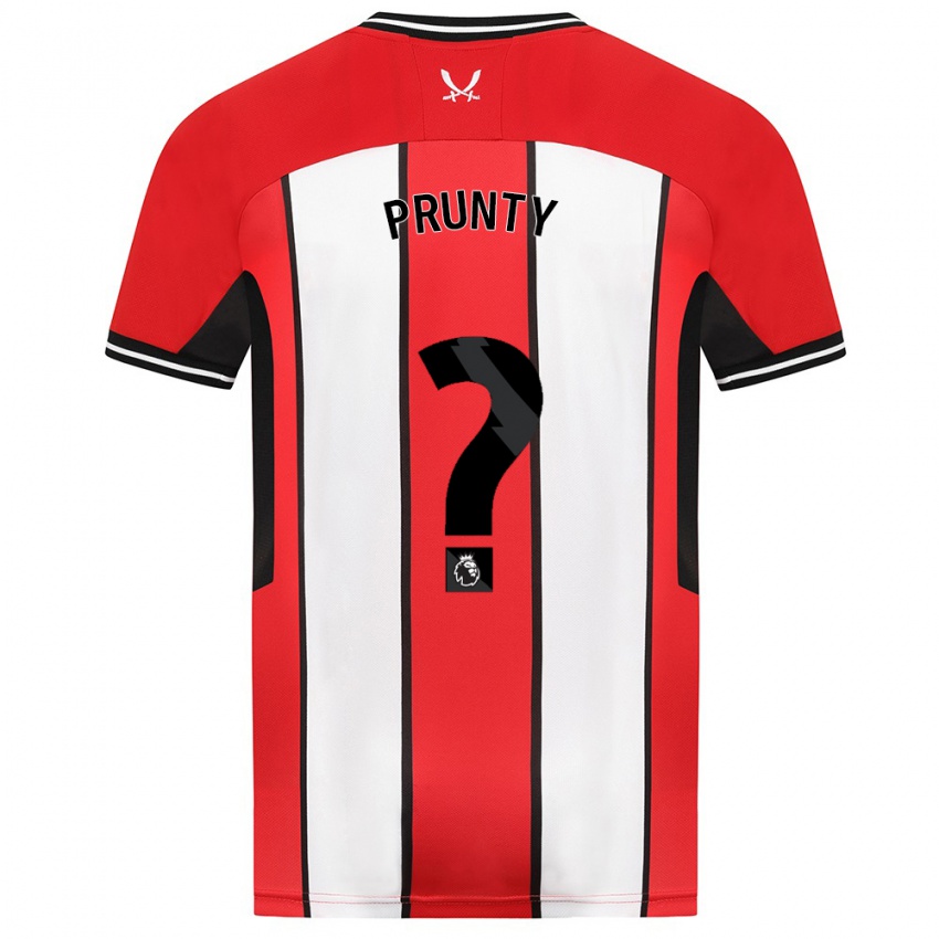 Kinder Jayden Prunty #0 Rot Heimtrikot Trikot 2023/24 T-Shirt Österreich