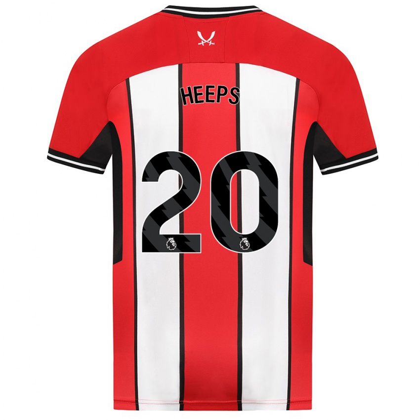 Kinder Eleanor Heeps #20 Rot Heimtrikot Trikot 2023/24 T-Shirt Österreich