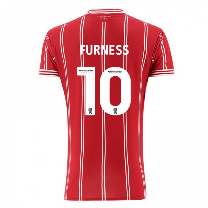 Kinder Rachel Furness #10 Rot Heimtrikot Trikot 2023/24 T-Shirt Österreich