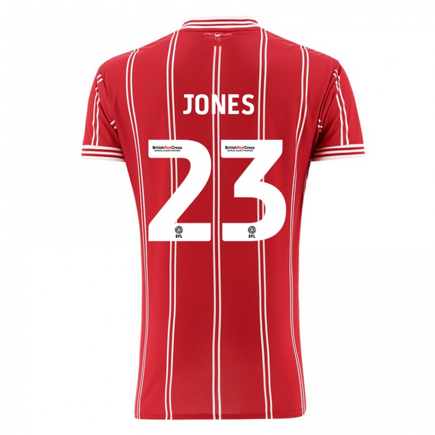 Kinder Carrie Jones #23 Rot Heimtrikot Trikot 2023/24 T-Shirt Österreich