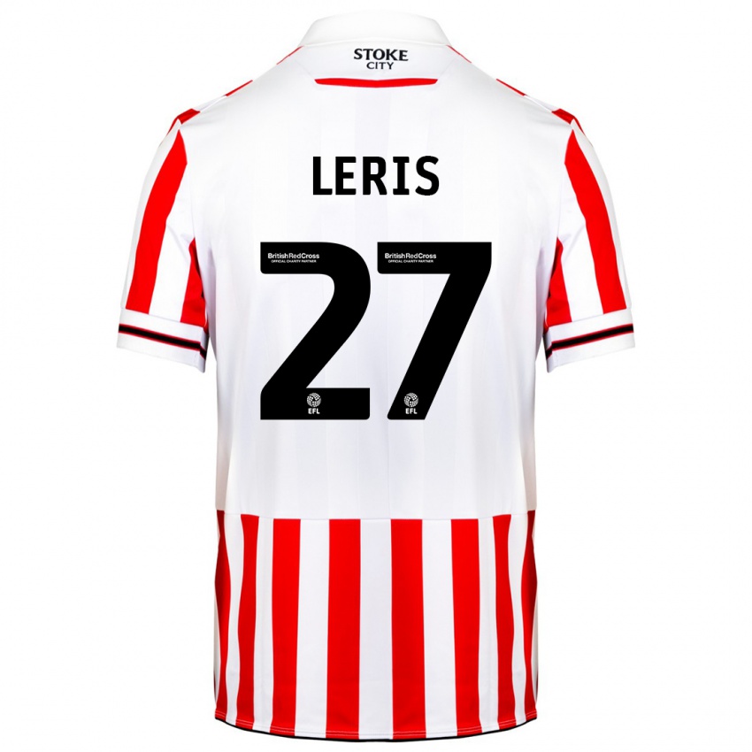 Kinder Mehdi Léris #27 Rot-Weiss Heimtrikot Trikot 2023/24 T-Shirt Österreich