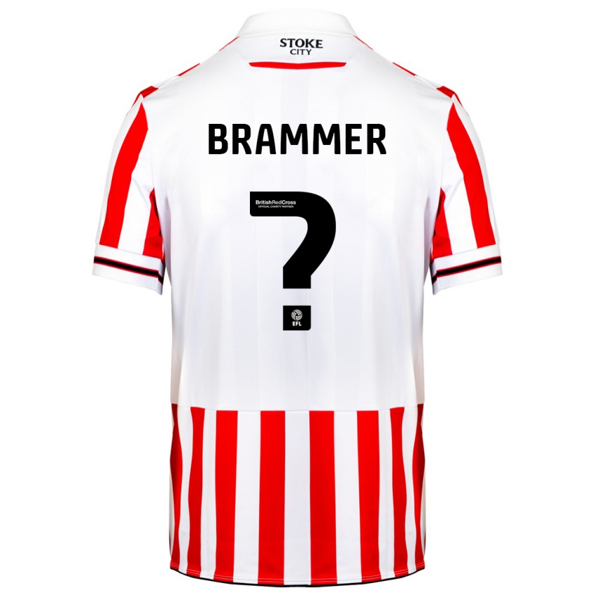 Kinder Ruben Brammer #0 Rot-Weiss Heimtrikot Trikot 2023/24 T-Shirt Österreich