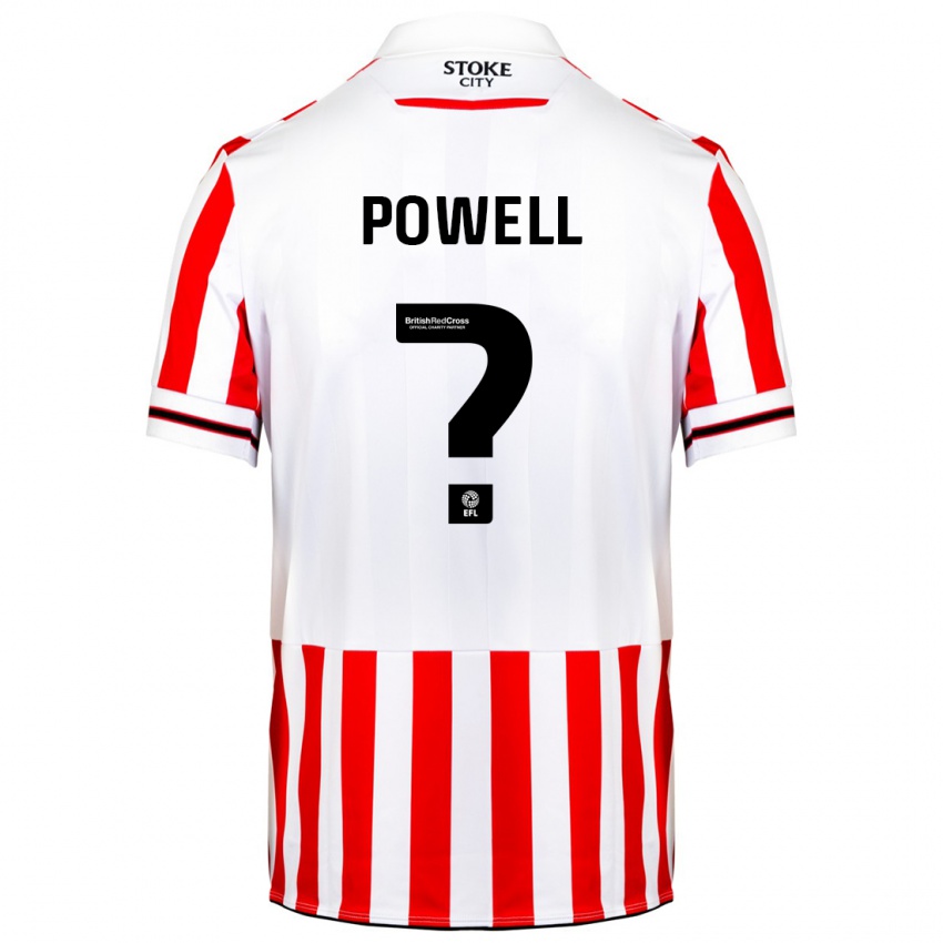 Kinder Owen Powell #0 Rot-Weiss Heimtrikot Trikot 2023/24 T-Shirt Österreich