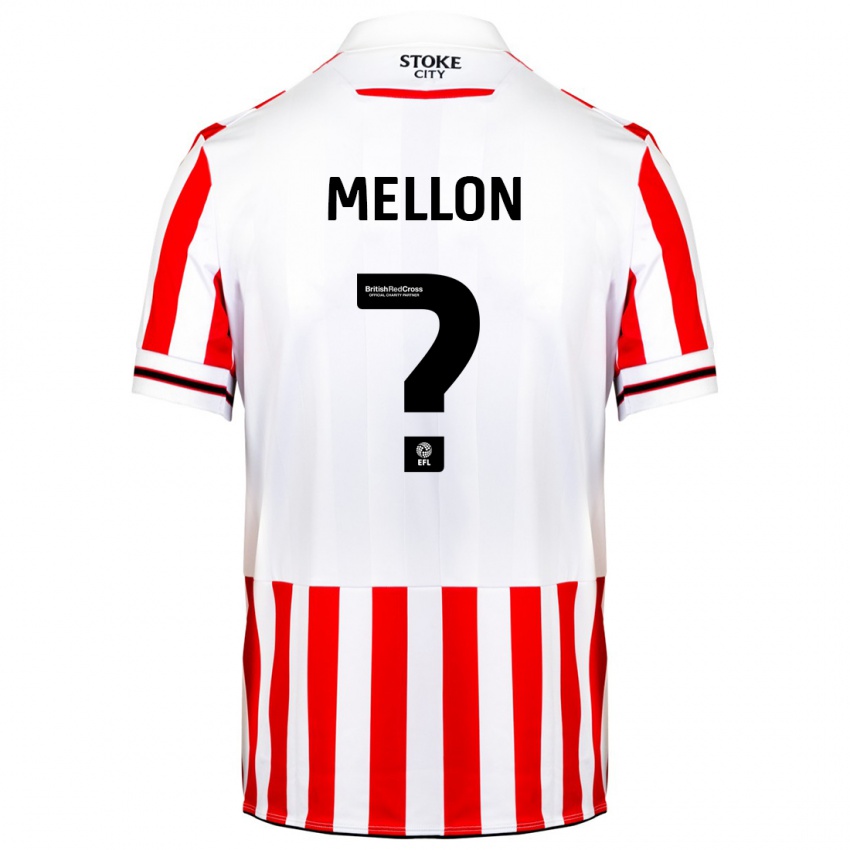 Kinder Luke Mellon #0 Rot-Weiss Heimtrikot Trikot 2023/24 T-Shirt Österreich