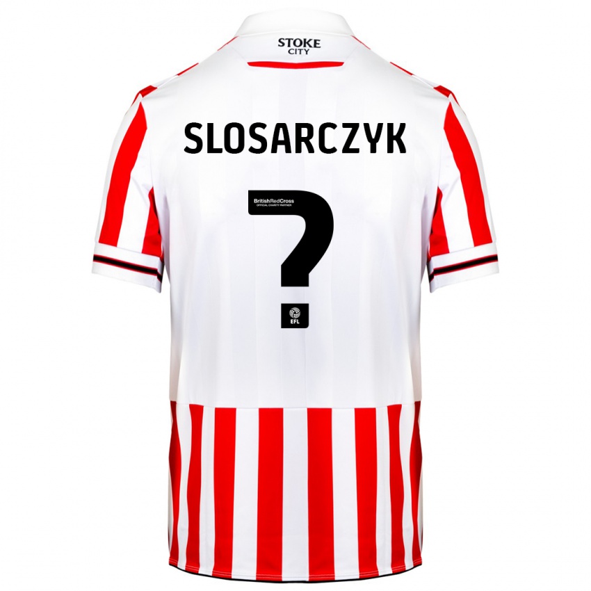 Kinder Nikolas Slosarczyk #0 Rot-Weiss Heimtrikot Trikot 2023/24 T-Shirt Österreich