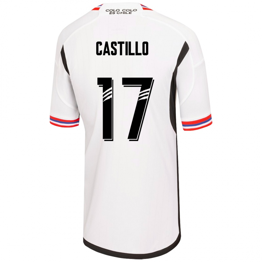 Kinder Fabián Castillo #17 Weiß Heimtrikot Trikot 2023/24 T-Shirt Österreich