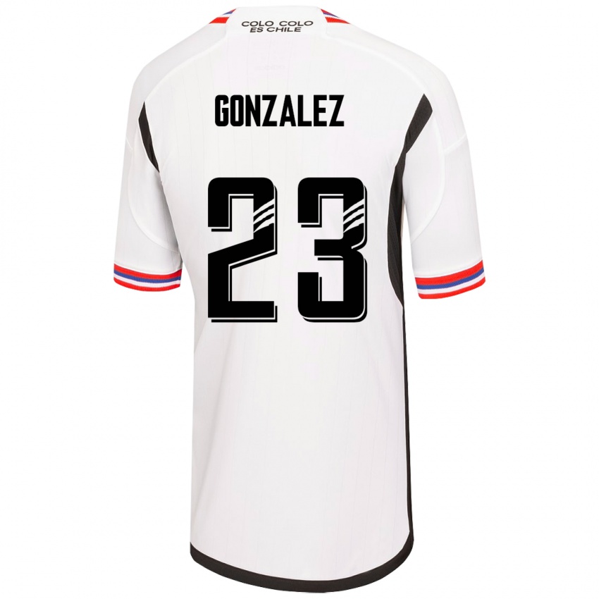 Kinder Ramiro González #23 Weiß Heimtrikot Trikot 2023/24 T-Shirt Österreich