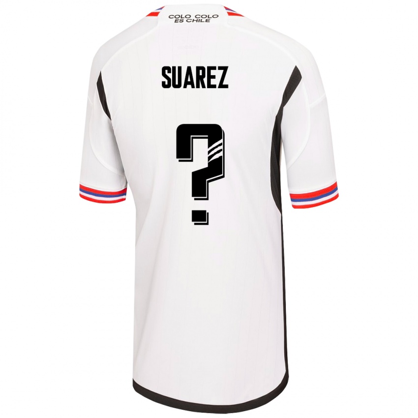 Kinder Nicolás Suarez #0 Weiß Heimtrikot Trikot 2023/24 T-Shirt Österreich