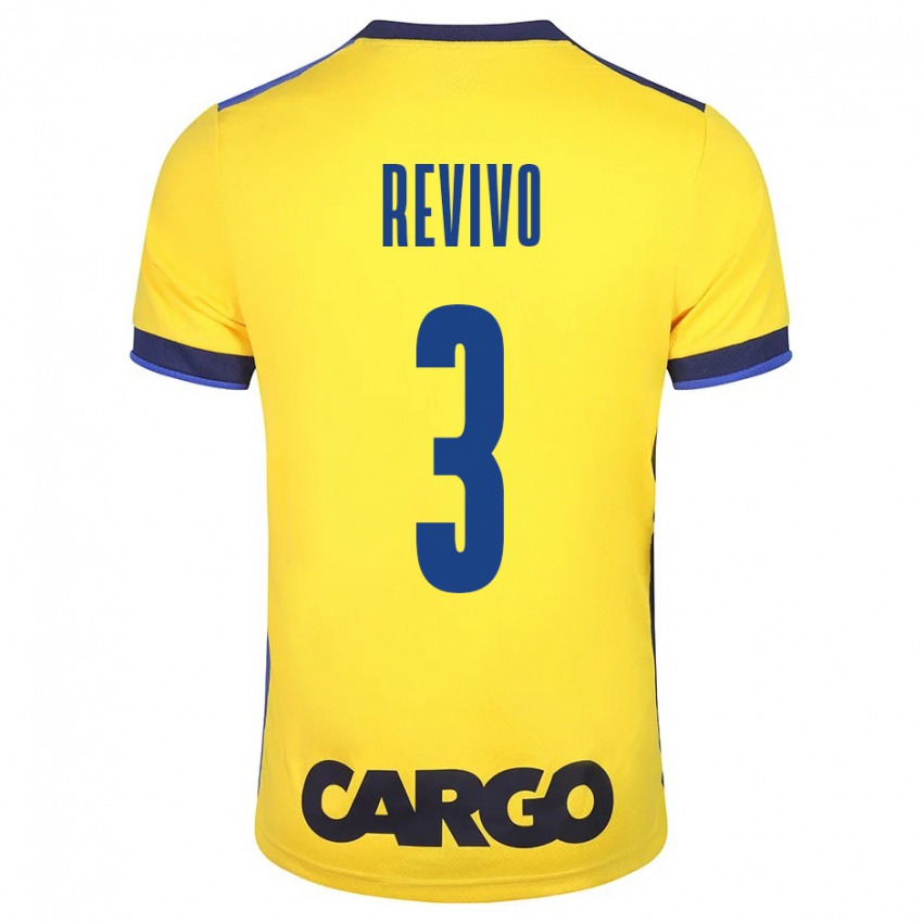 Kinder Roy Revivo #3 Gelb Heimtrikot Trikot 2023/24 T-Shirt Österreich