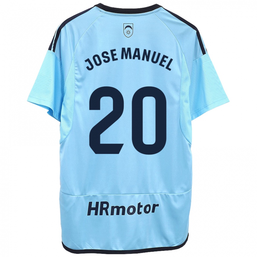 Kinder José Manuel Arnáiz #20 Blau Auswärtstrikot Trikot 2023/24 T-Shirt Österreich