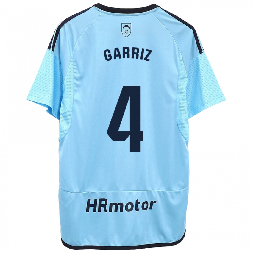 Kinder Ibaider Garriz #4 Blau Auswärtstrikot Trikot 2023/24 T-Shirt Österreich