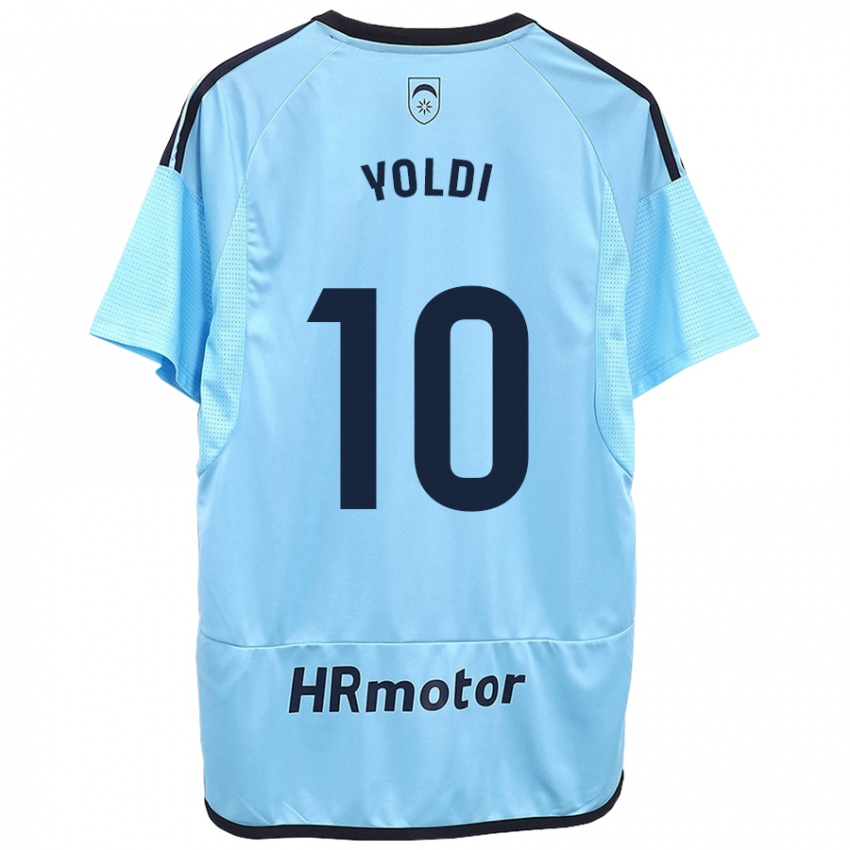 Kinder Ander Yoldi #10 Blau Auswärtstrikot Trikot 2023/24 T-Shirt Österreich