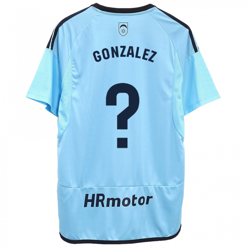 Kinder Iker González #0 Blau Auswärtstrikot Trikot 2023/24 T-Shirt Österreich