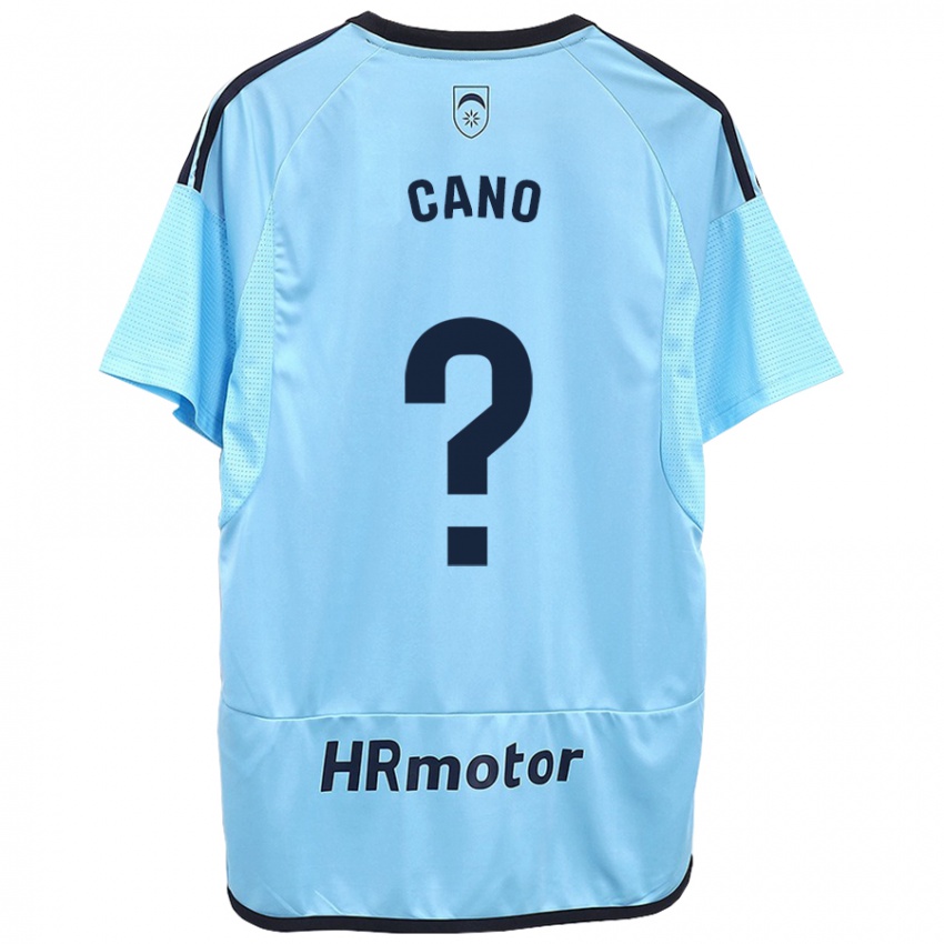 Kinder Javi Caño #0 Blau Auswärtstrikot Trikot 2023/24 T-Shirt Österreich