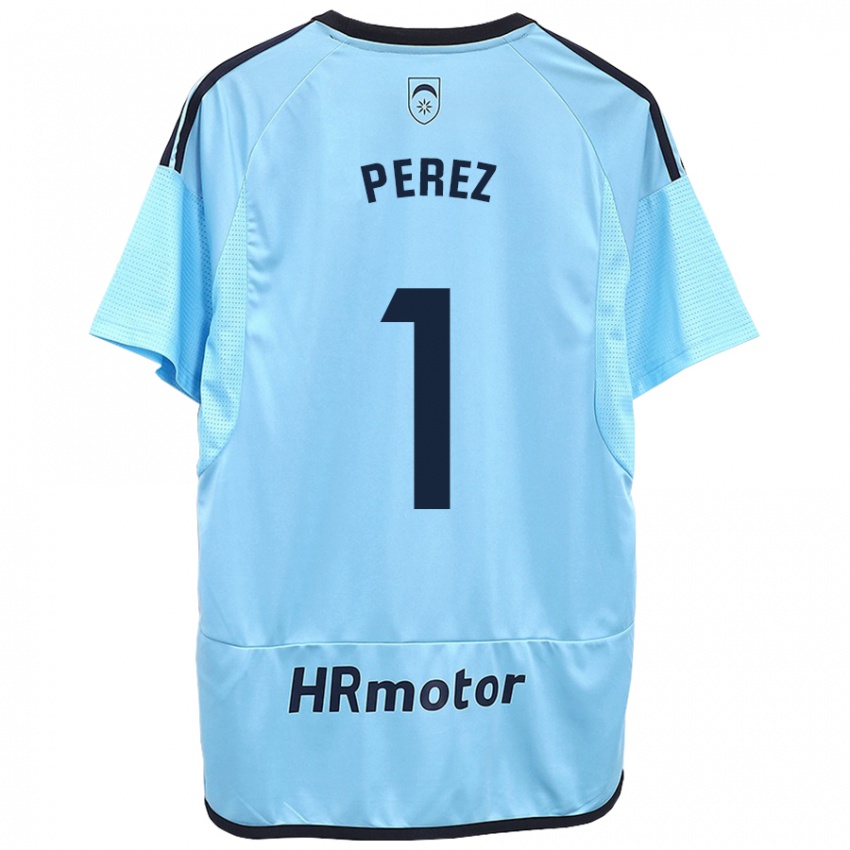 Kinder Silvia Pérez Fernández De Romarategui #1 Blau Auswärtstrikot Trikot 2023/24 T-Shirt Österreich