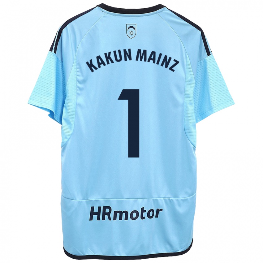 Kinder Kakun Mainz #1 Blau Auswärtstrikot Trikot 2023/24 T-Shirt Österreich