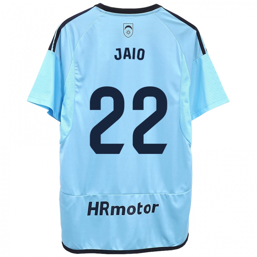 Kinder Jaione Larraiotz Senosiain #22 Blau Auswärtstrikot Trikot 2023/24 T-Shirt Österreich