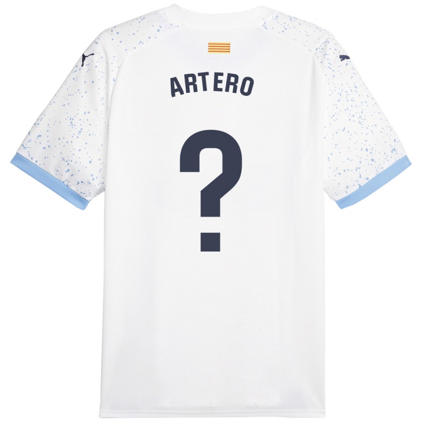 Kinder Ricard Artero #0 Weiß Auswärtstrikot Trikot 2023/24 T-Shirt Österreich