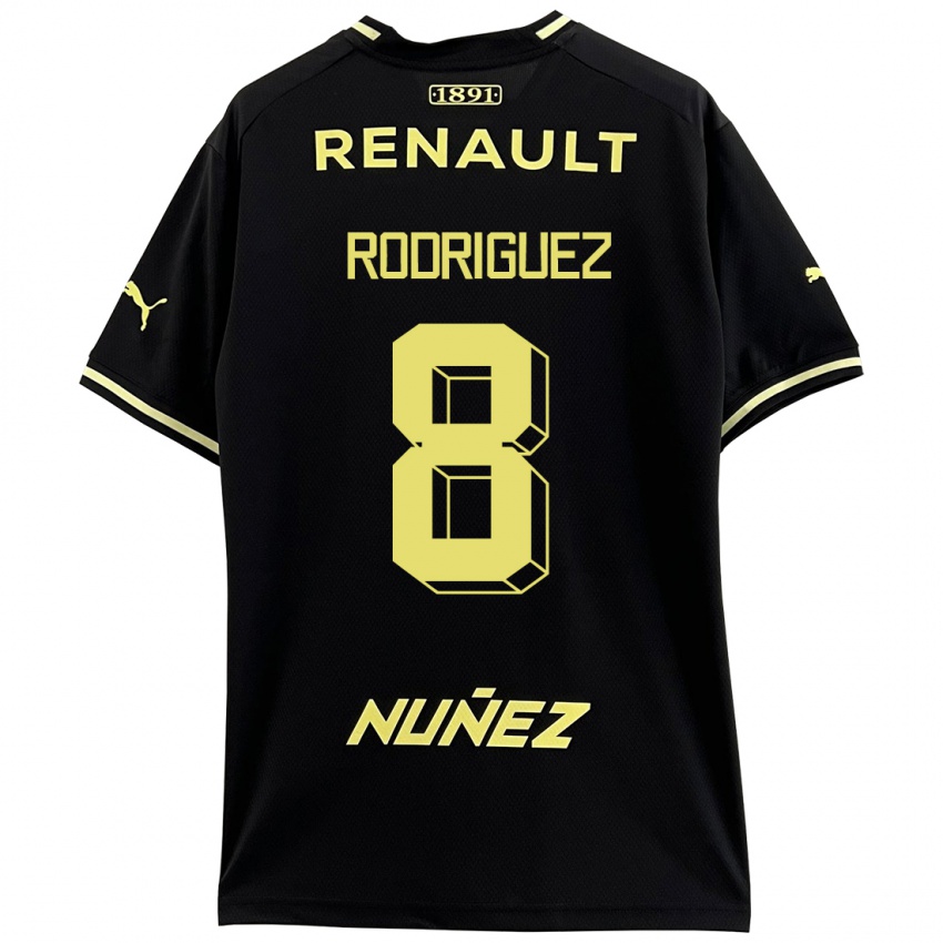 Kinder Sebastián Rodríguez #8 Schwarz Auswärtstrikot Trikot 2023/24 T-Shirt Österreich