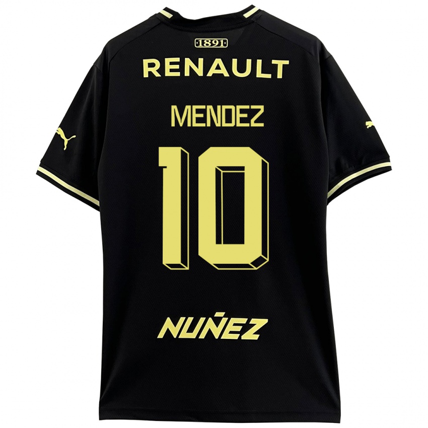 Kinder Kevin Méndez #10 Schwarz Auswärtstrikot Trikot 2023/24 T-Shirt Österreich