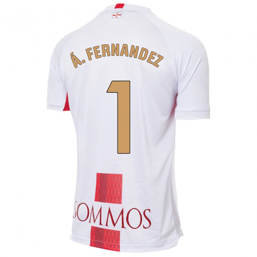 Kinder Álvaro Fernández #1 Weiß Auswärtstrikot Trikot 2023/24 T-Shirt Österreich