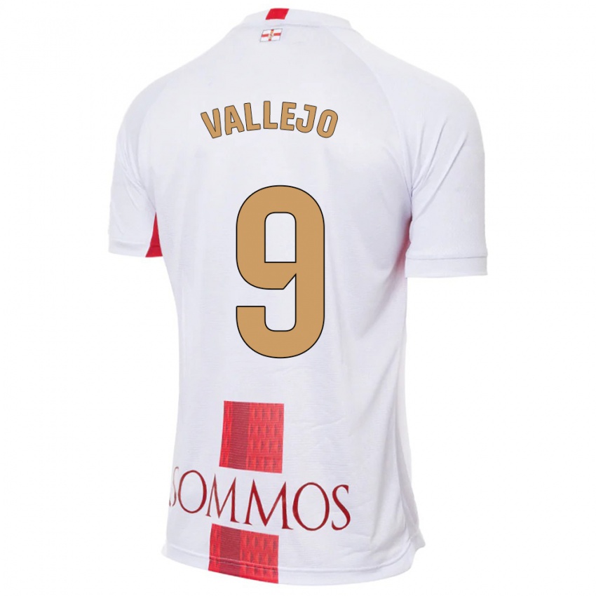 Kinder Hugo Vallejo #9 Weiß Auswärtstrikot Trikot 2023/24 T-Shirt Österreich