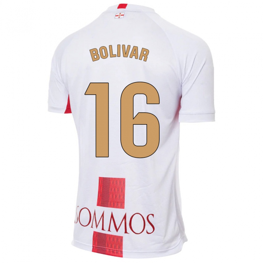 Kinder Jovanny Bolívar #16 Weiß Auswärtstrikot Trikot 2023/24 T-Shirt Österreich