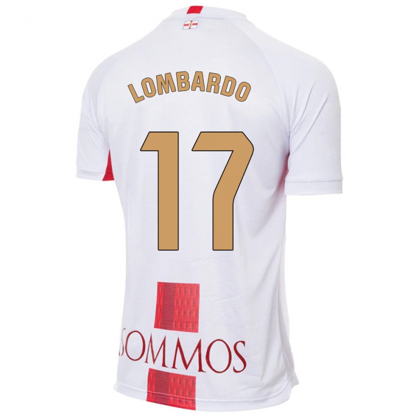 Kinder Enzo Lombardo #17 Weiß Auswärtstrikot Trikot 2023/24 T-Shirt Österreich